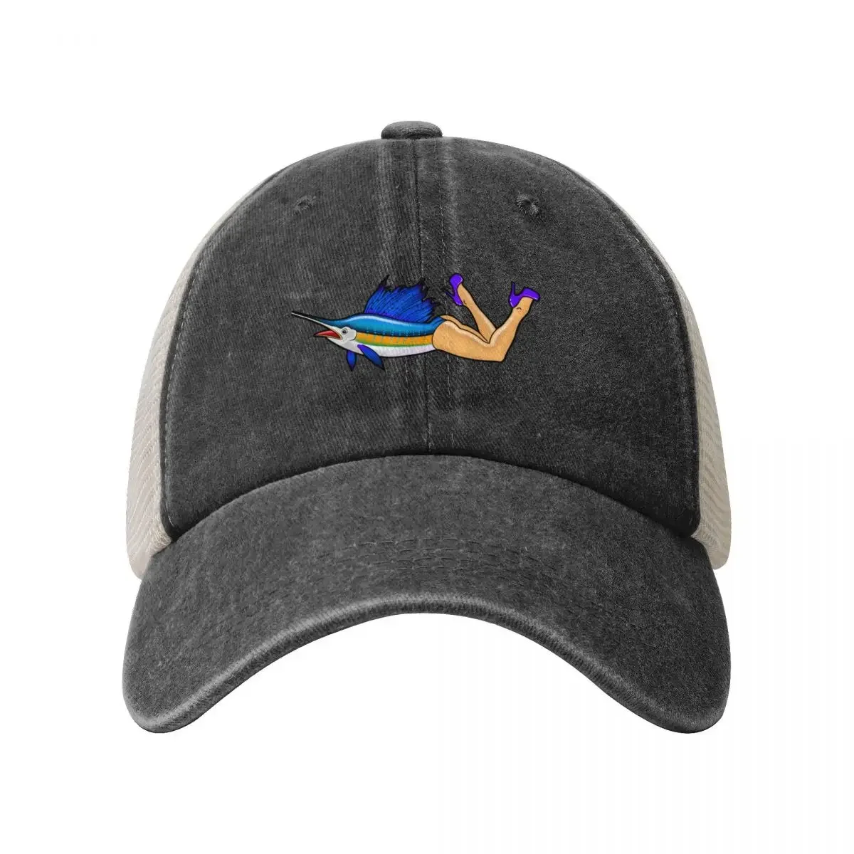 Sailfish reverse mermaid Baseball Cap Uv Protection Solar Hat Sports Cap Visor Men Luxury Brand Women's