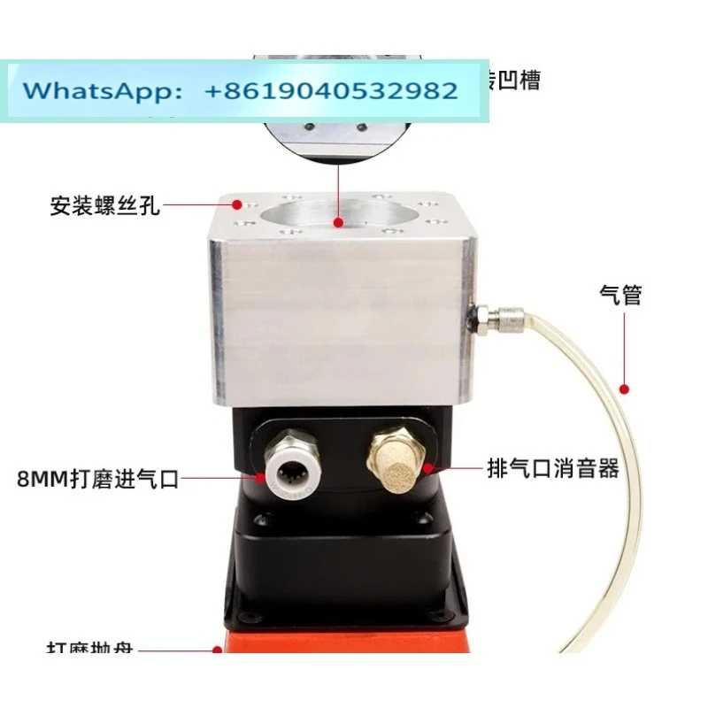Industrial grade floating fully automatic square grinder, robotic arm dry grinder polishing machine