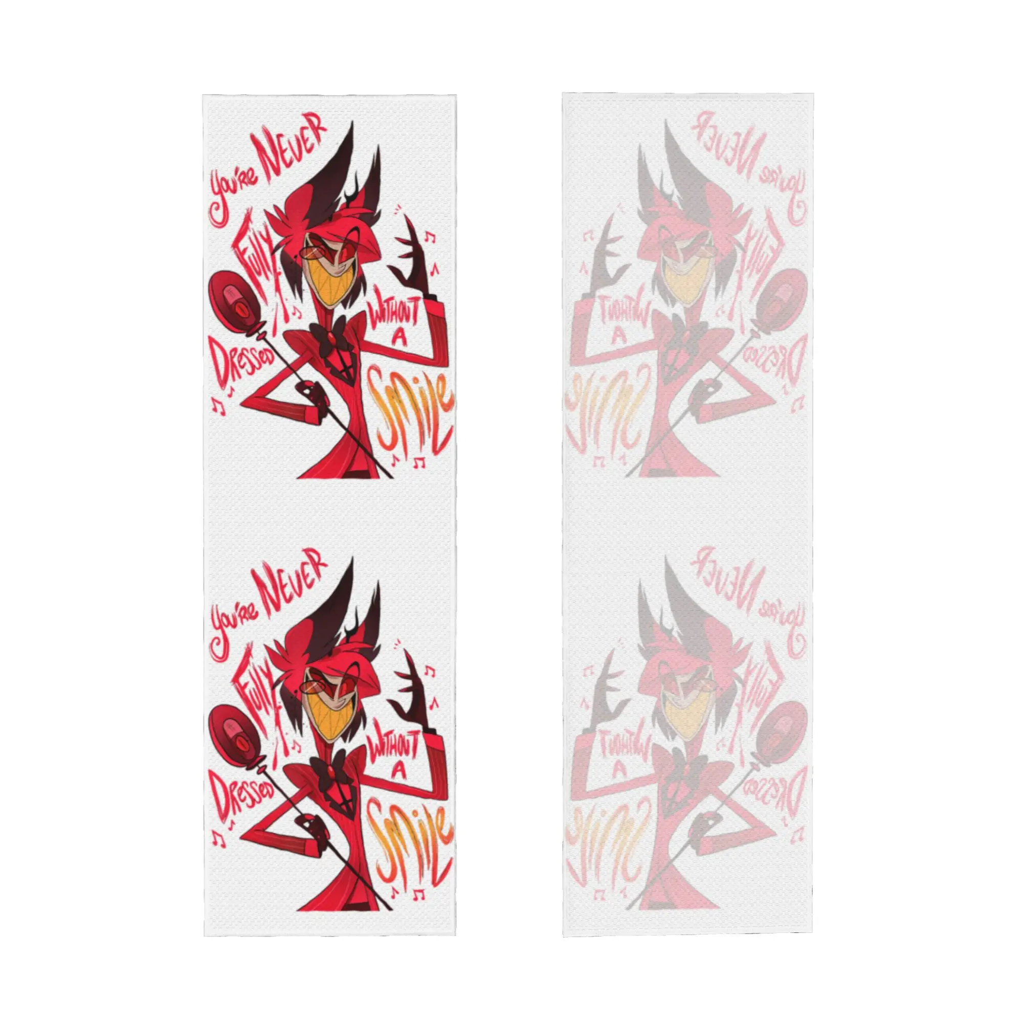 Animated Horror Musical Helluva Boss Cold Exercise Towel  Yoga And Fitness Running Outdoor Activities Travelling Camping Towels