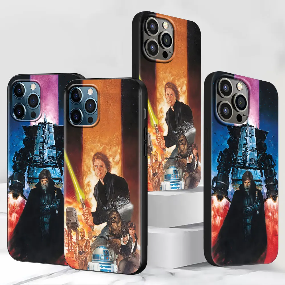 Anakin Darth Vader Luke Skywalker Case for iPhone 13 14 Plus 11 12 Mini 15 Pro Max 7 8 SE 2020 X XS XR Silicone Soft Phone Cover