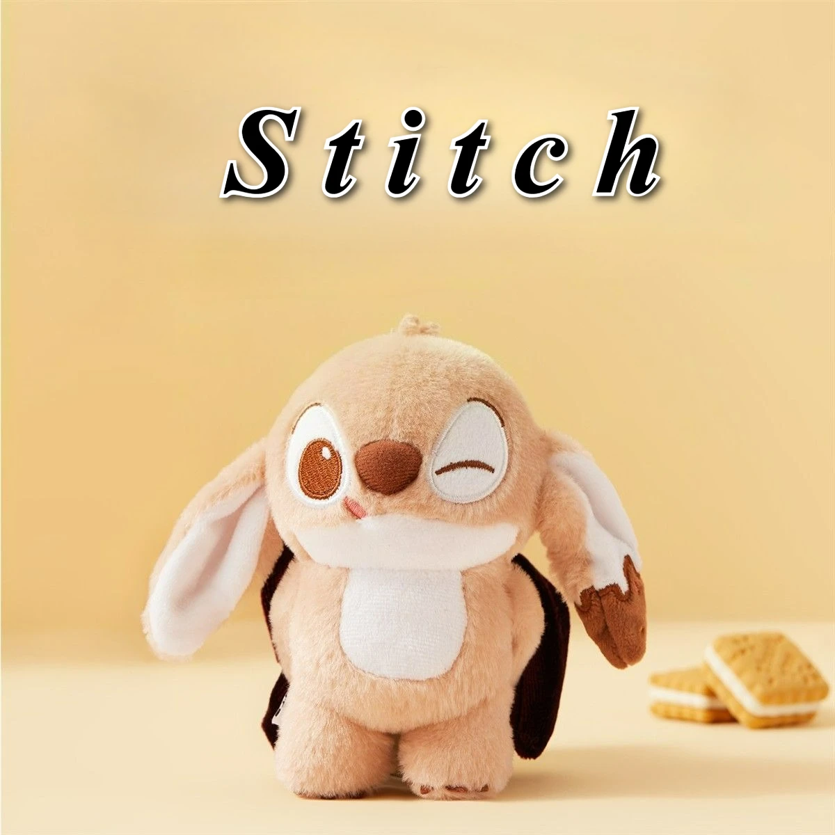 

Милый детский подарок на день рождения Диснея, плюшевые игрушки 14 см, подвеска на рюкзак, плюшевый брелок Stitch