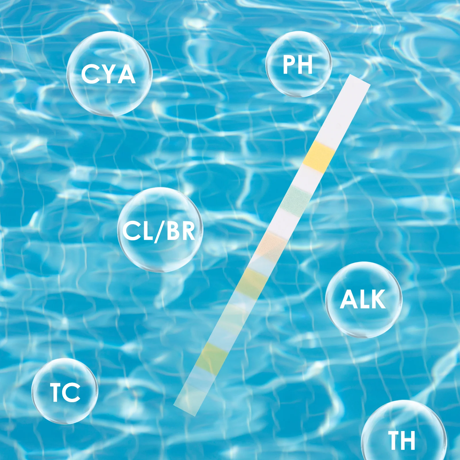 

1 Box 7 In 1 Water Test Strips For Aquarium Pool Spa Ph Testing Fast Results Durable Testing Tool Instrument Gauge Swimming Pool