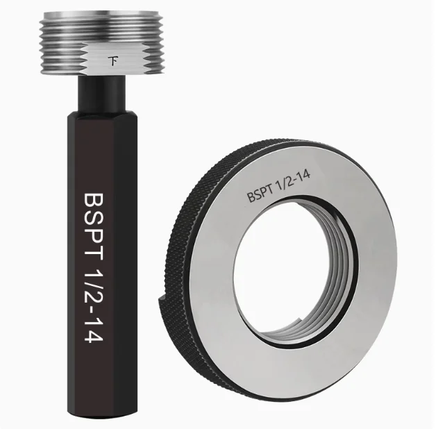 

Конусная труба с резьбой, заглушка, кольцевой манометр BSPT1/8