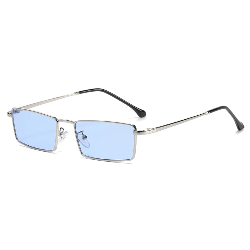 Metal Square Small Frame Sunglasses Women INS Fashion Luxury  display picture 2