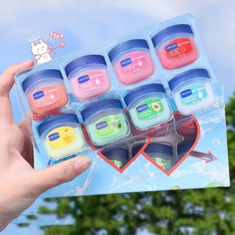 8/6/4PCS Lip Balm Moisturizing Lipstick Base Moisturizer Makeup Natural Plant Anti-Cracking Lip Care Petroleum Jelly Lip Balm