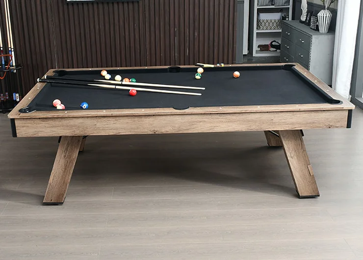 

Standard adult American billiard table black eight billiard table 9 feet 2.74 meters commercial home retro billiard table