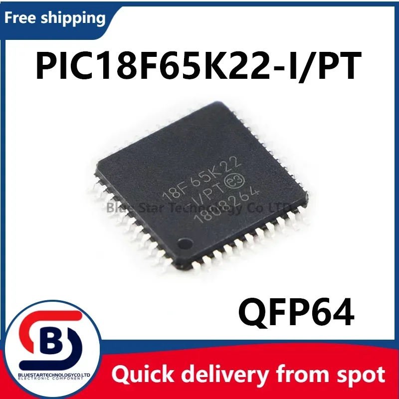 

Бесплатная доставка 5-20 шт./лот PIC18F65K22-I/PT PIC18F65K22 18F65K22 PIC18F65 QFP64 Быстрая доставка со места