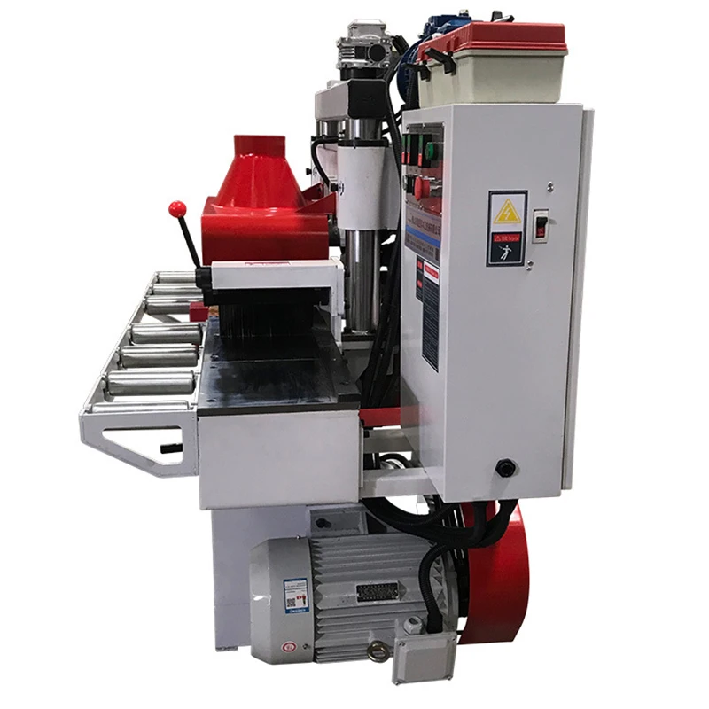 200mm Solid Wood Multi-Blade Rip Saw Machine Square Timber Cutter with Multi-Blade Saw Machine for Woodworking Industries