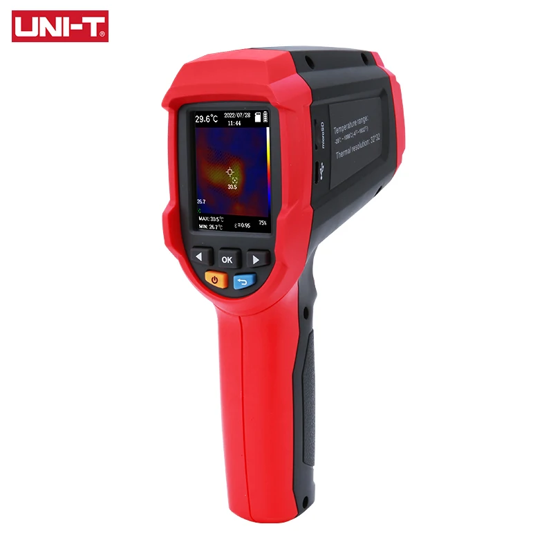 Uni-t Thermal Imager Uti32 Câmera de Imagem Térmica de Alta Temperatura Câmera Termográfica Teste de Tubulação de Aquecimento de Piso 201000