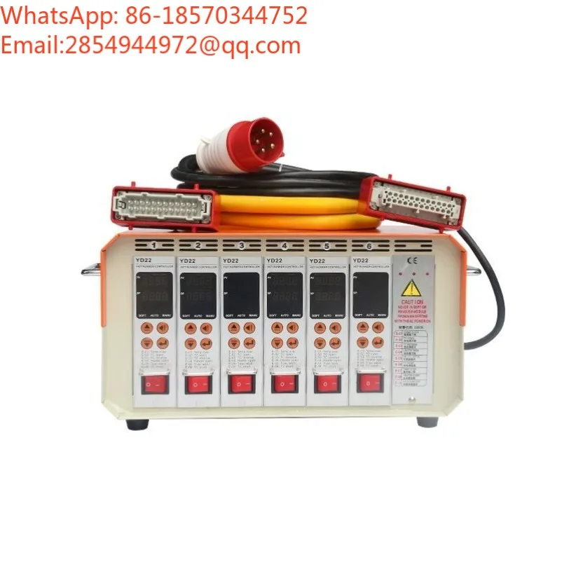 Hot Runner Temperature Control Box 1‑5 Zones Injection Mold Intelligent Temperature Controller Card‑insert High‑temp Thermostat
