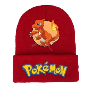 Mũ len Pokémon, hình Pikachu, phim hoạt hình Skullies Anime, Boys and Girl 8 Bán hàng chính Pikachu Hip - №4