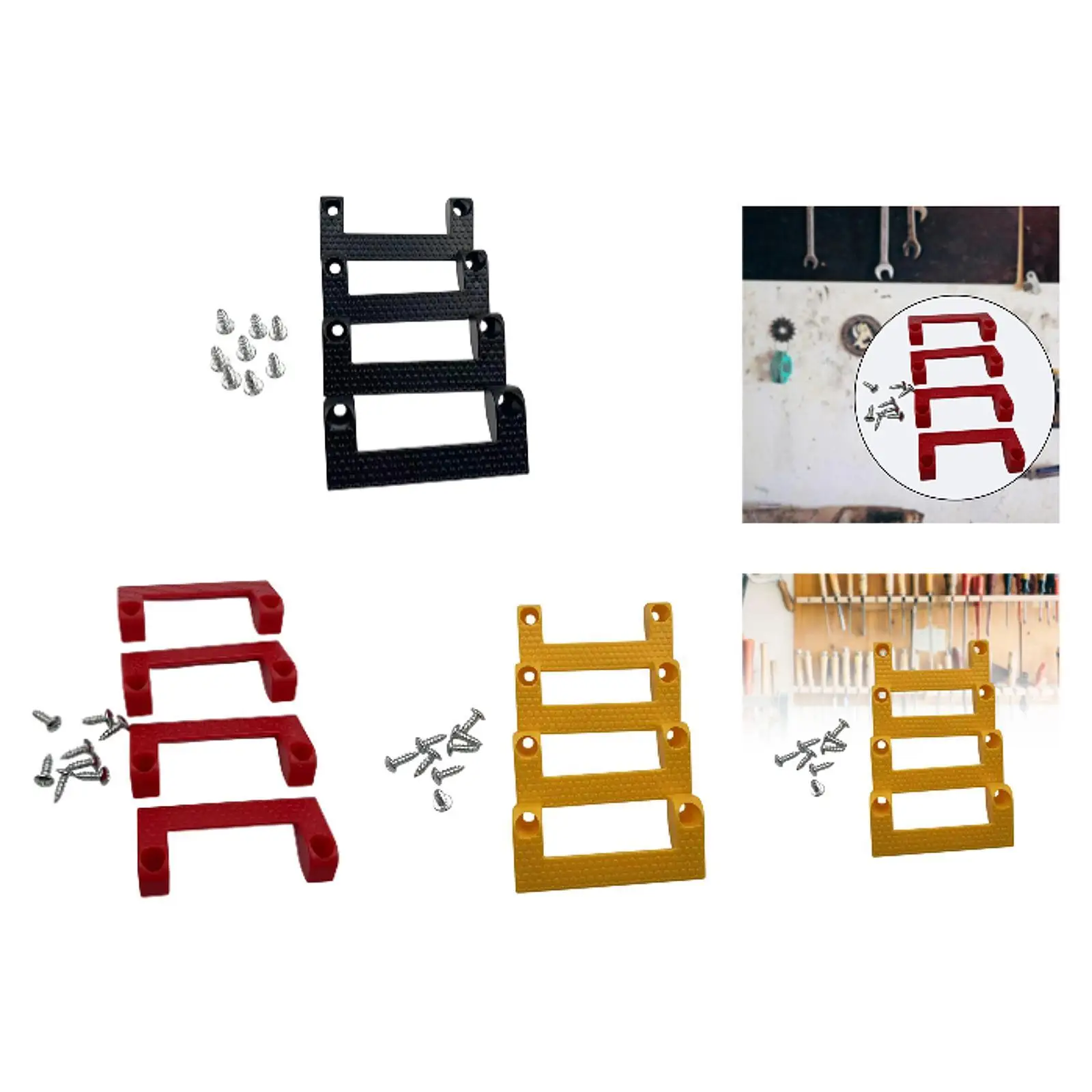 

4-пакетный держатель для рулетки для гаражного хранения, органайзер для инструментов