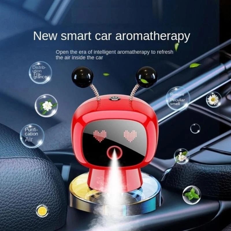Fashionable Robot Car Air Freshener intelligent Robot Car Air Freshener Scent Diffuser - Image 5