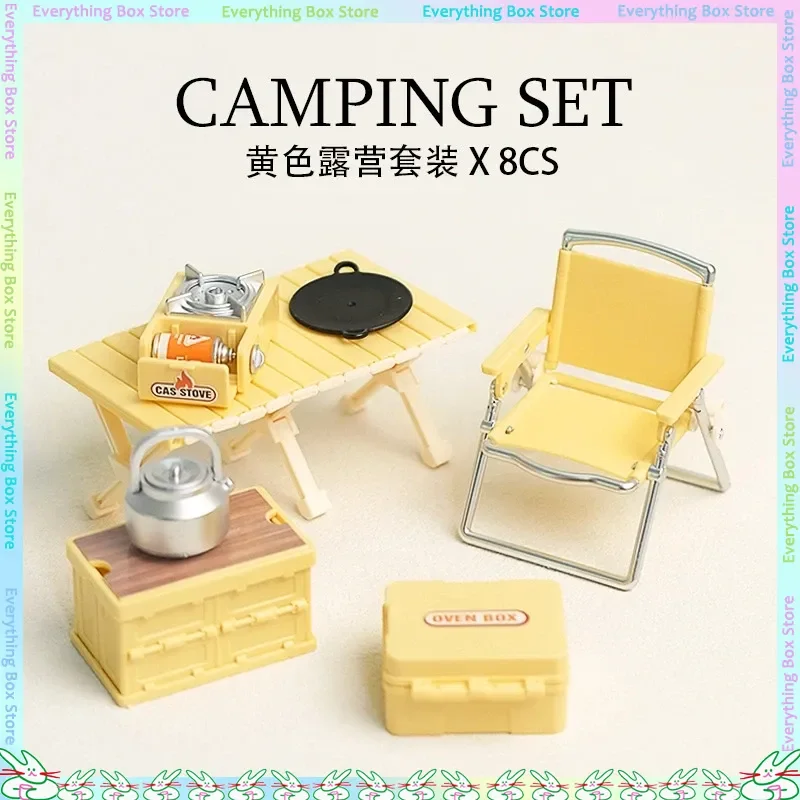 12-Punkt Ob11 Miniatur-Campingzelt für 10 cm große Baumwollpuppe, dekoratives Kindergeschenk, Spielzeugzubehör, Miniaturmodell