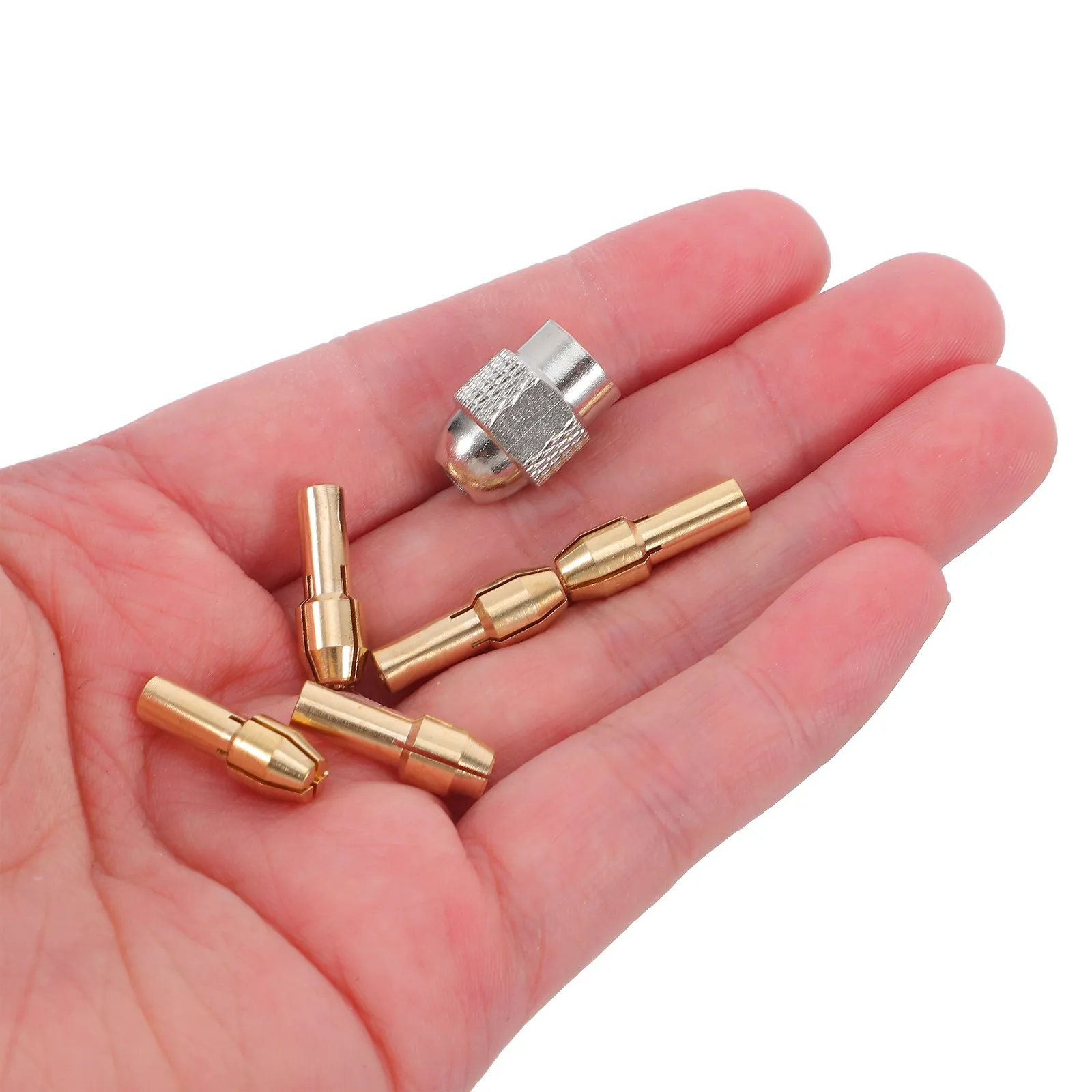 

Электрический роторный инструмент: медный патрон для дрели с высокой теплоотдачей, зажимная гайка, точное крепление для гравировки и полировки металла