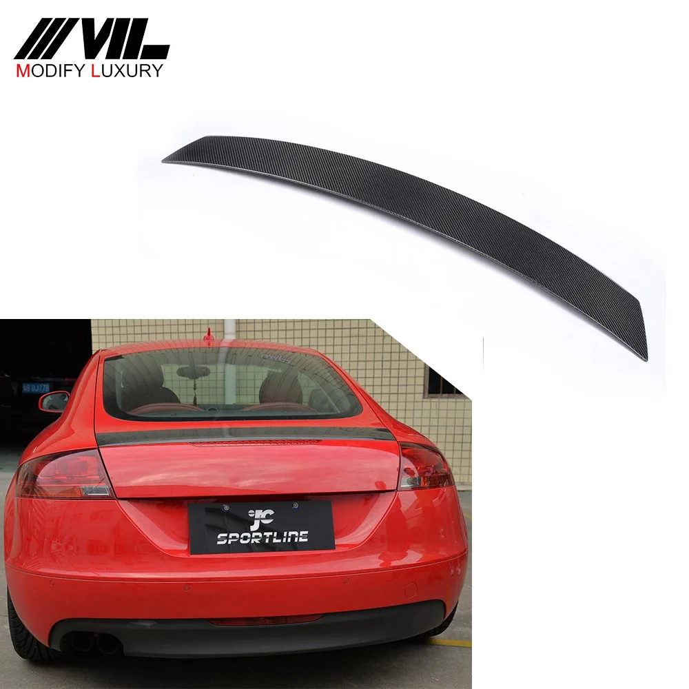 

Подходит для Audi TTS, крышка деки из углеродного волокна, задний спойлер TT 8N 08-14