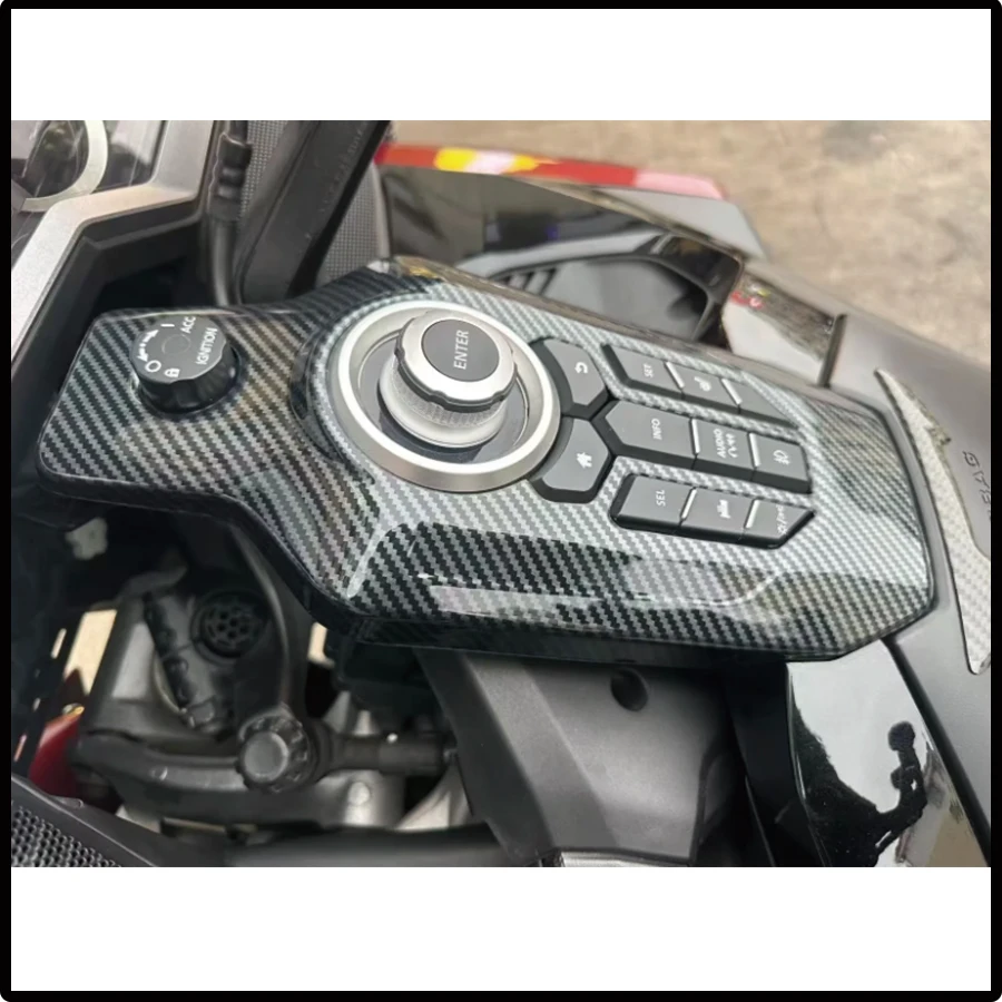For Honda Goldwing GL1800 2018-2023 Car Central Console Gear Shift Panel Cover ABS Sticker Interior Auto Accessory