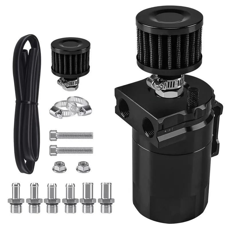 

Car Modified Universal Engine Oil Breathable Pot Oil and Gas Separation Secondary Air Intake Protection Engine Filter Pot