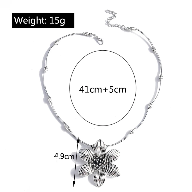 Ethnische Statement-Choker-Halskette für Frauen und Mädchen, Party- und Festival-Schmuckgeschenke – Detail 40
