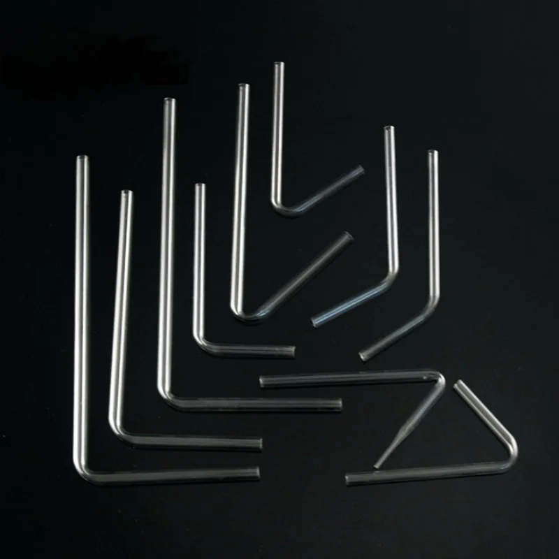 2Pcs/Lot Straight/L/Y/T Type Diameter 7mm Glass Delivery Tube, Connecting Pipe, Gas-guide Tube For Lab