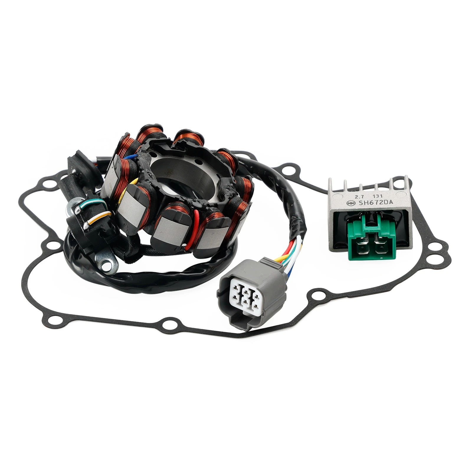 

Статор + регулятор напряжения + прокладка Areyourshop для KAWASAKI KLX450R KLX450A 2008 - 2019