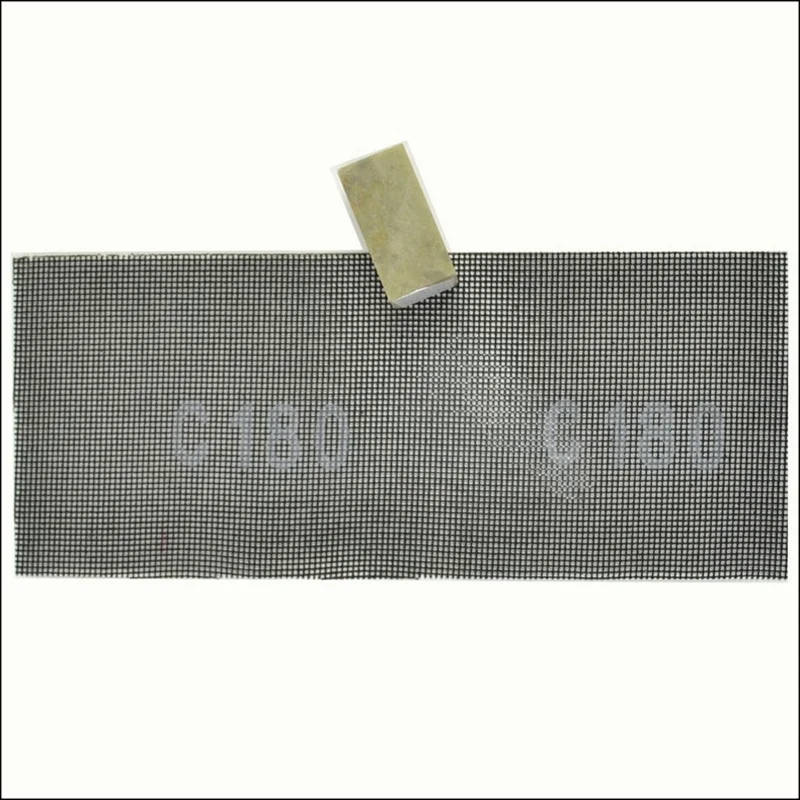 5pcs! Dry and Wet Sanding Screen Anti-blocking Abrasive Mesh Net for Engraving Jade Stone Carving Tools 100/120/150/180/240/320