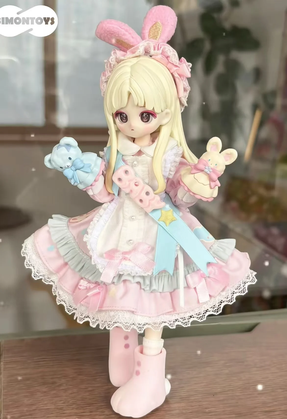 

Фигурки аниме, красочный шкаф для маленькой собаки, 1/12, электронное домашнее животное Bjd, загадочная коробка, подвижная кукла, кавайная модель, подарочная игрушка