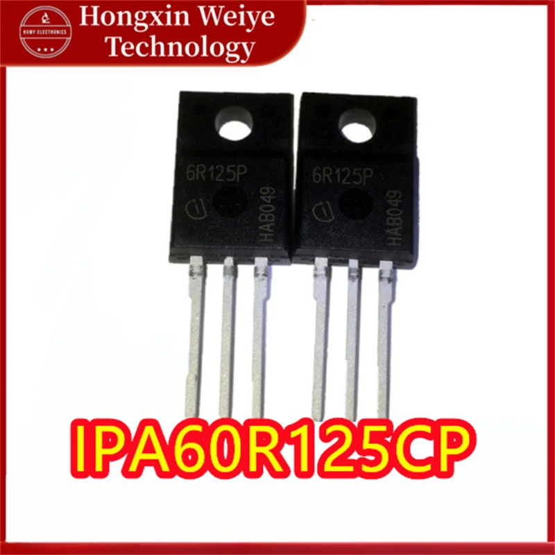 (5/20Pieces) IPA60R125CP Marking 6R125P TO-220F N-Channel Power MOSFET 650V 25A Plastic Package Power Switching Transistor Origi
