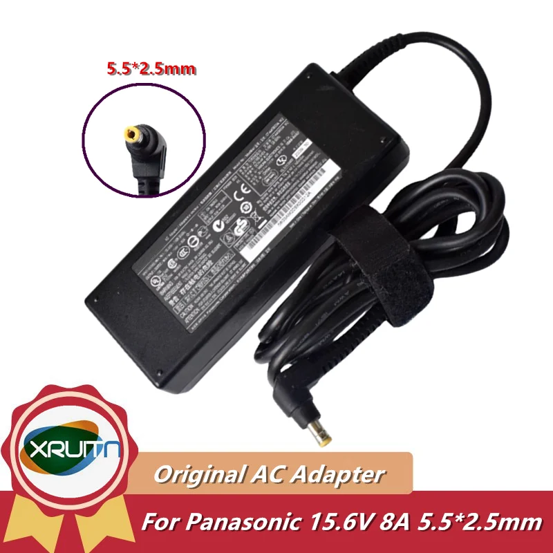 

Genuine 15.6V 8A CF-AA5803A CF-AA1683A AC Adapter Charger for Panasonic Toughbook CF-74/19 CF-51 CF-52 CF-30 CF-31 Power Supply