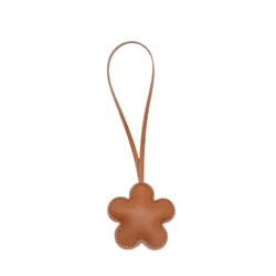 New Leather Fashion Flower Bag Exquisite Pendant Simple Flower Hand Rope Car Pendant Cute Key Lanyard Jewelry Wholesale