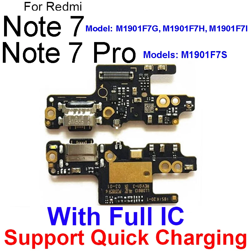 USB Charger Board For Xiaomi Redmi Note 4 4X 5 6 7 Pro 5A Usb Charging Dock Board Micro USB Port Connector Flex Cable Parts