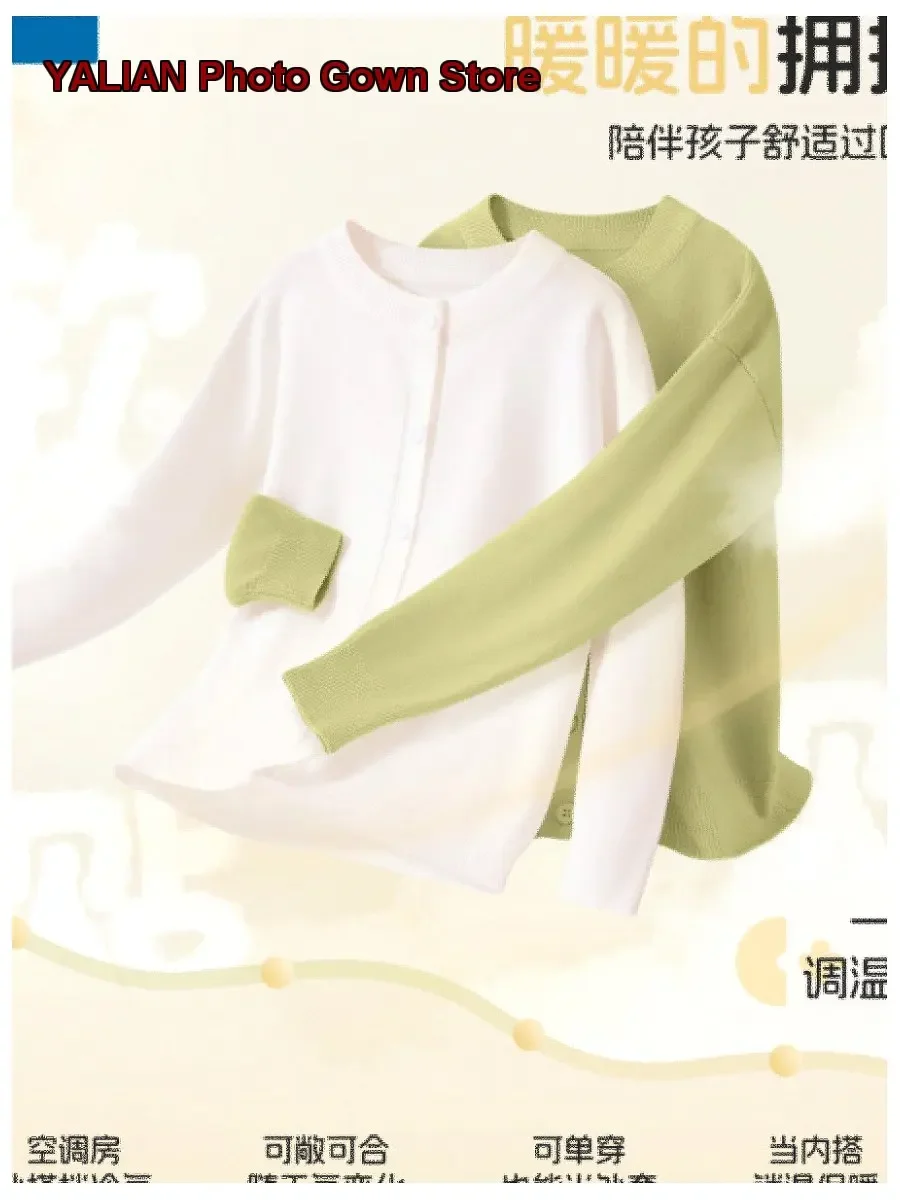 Truevess Boys Knit Top Kids Autumn Winter Thin Raglan Sleeves Solid Color