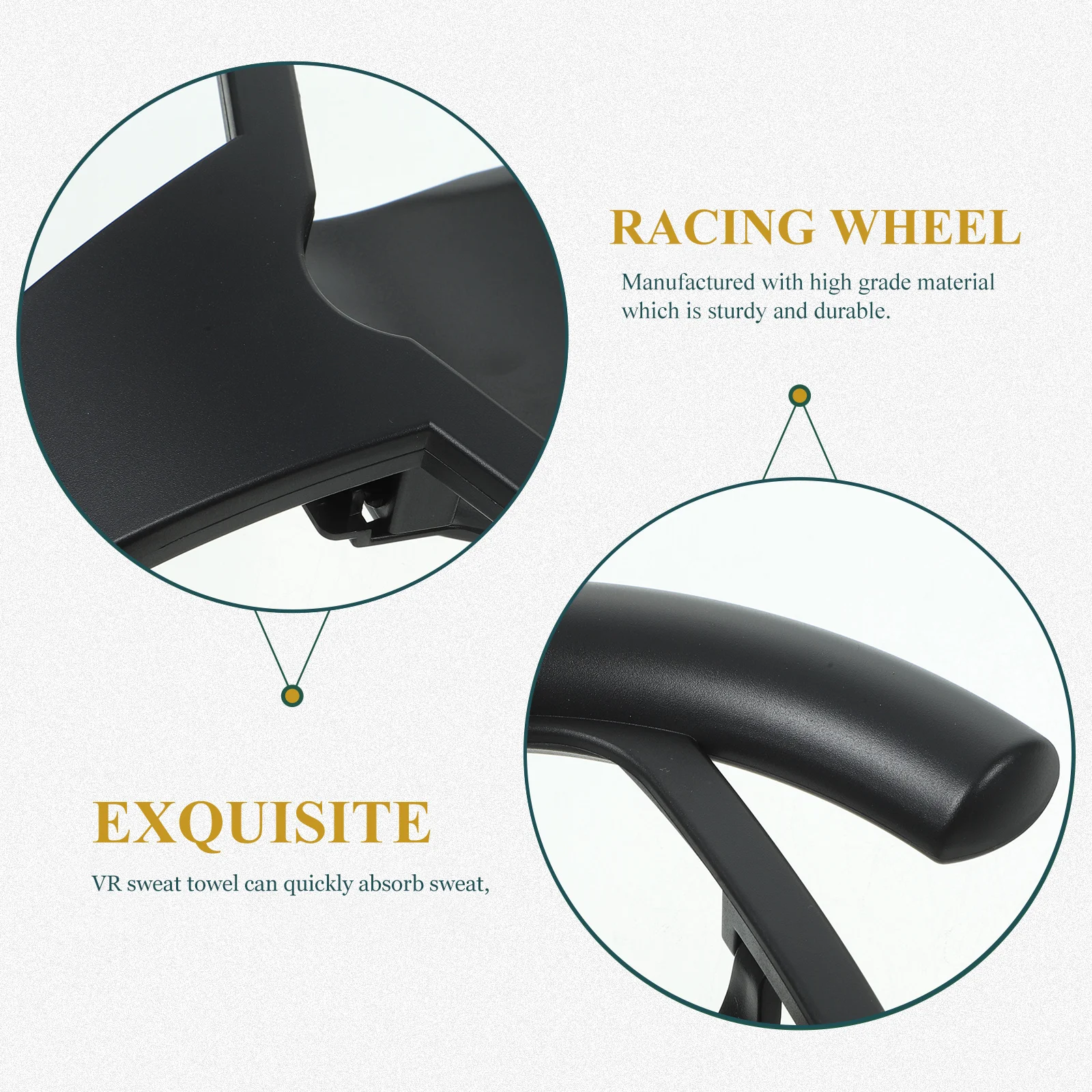 

Dedicate Racing Steering Wheel Wireless Comfortable Ergonomic Design Precision Control Gaming Experience Replacement Steering