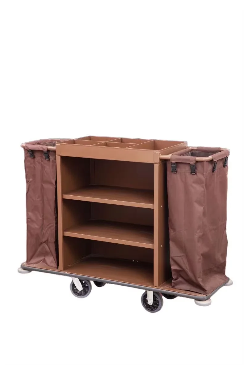 Commercial Hotel Housekeeping Cleaning Trolley Janitor Cart