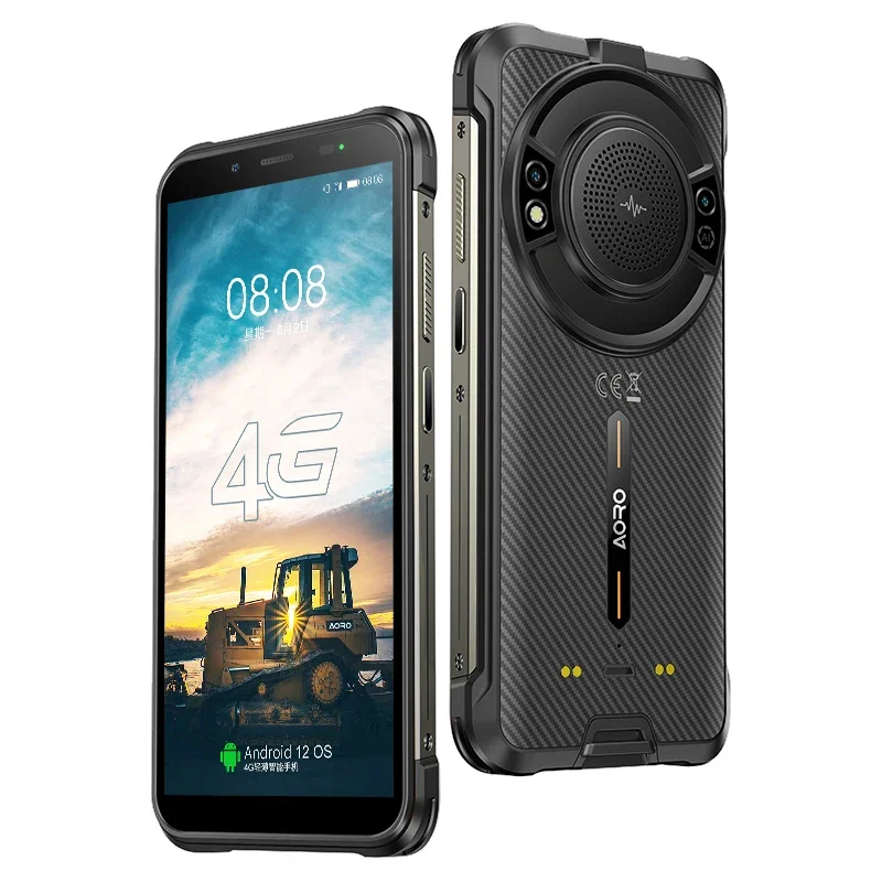 Android 12 60Hz IP68 MIL-STD-810G mobile phone AORO A19 GSM WCDMA FDD Atex android phones waterproof shockproof mobile phone