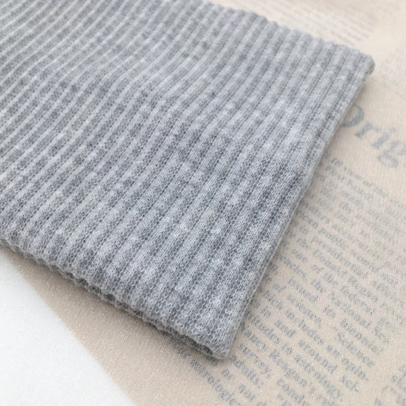 Damen Einfarbiges Breites Gestricktes Elastisches Stirnband für Yoga, Sport, Gesichtswäsche, Haarhalter, Tägliches Haaraccessoire – Detail 7