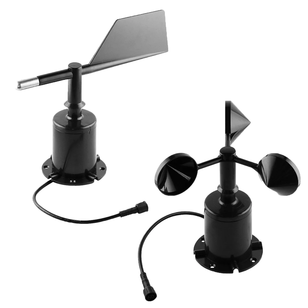 3 Cup Wind Speed Direction Sensor Weather Station Outdoor Polycarbon 30m/s Anemometer Sensor Output RS485 4-20MA 0-5V 0-10V