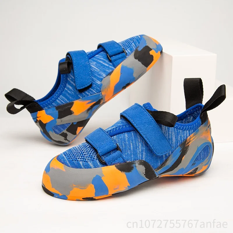 

New Kids Rock-Climbing Shoes Professional Indoor Outdoor Beginners Bouldering Training Sneaker Non-slip Climbing Training Shoes