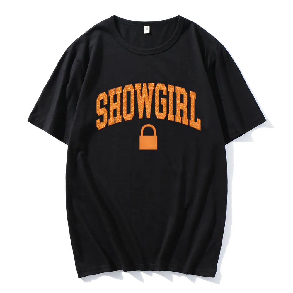 

NEW Album The Life of A Showgirl T-shirt Fashion Singer Graphic Printing Tshirts Short Sleeve Casual Female Tee-shirt Cotton Tee