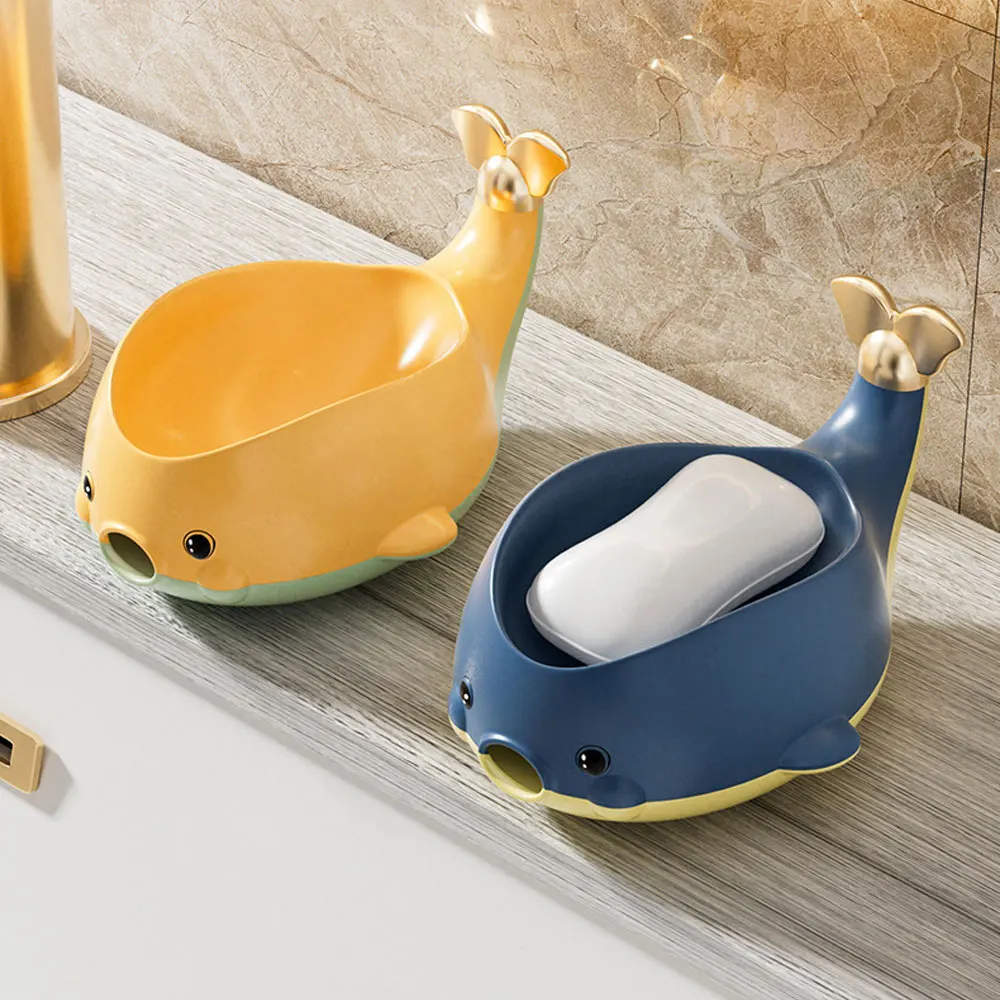 Cartoon Whale Shape Soap Box