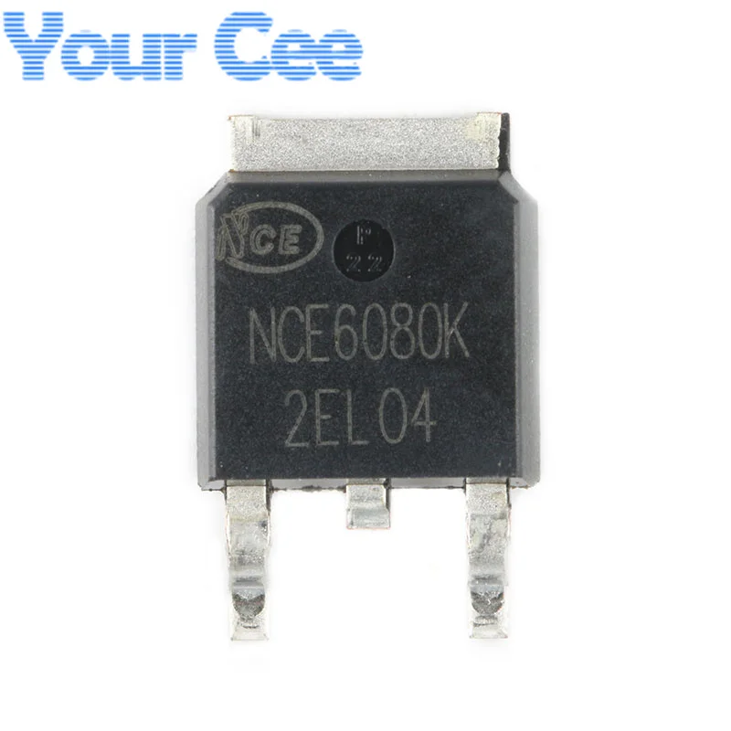 50pcs/10pcs NCE6080K NCE6080 6080 TO-252-2 60V/80A N-channel MOS Field Effect Tube Chip