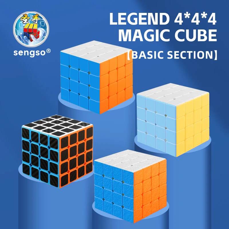 

SENGSO 4x4 Speed Cube 6.2CM Competition - Level Smooth Rotation for Speed Training , Kid Educational and Stress-Relieving Toy