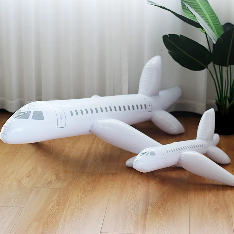 ألعاب قابلة للنفخ للأطفال طائرة عملاقة من مادة PVC للاستخدام الداخلي والخارجي وحفلات مائية قابلة للنفخ هدية عيد ميلاد نموذج طائرة للأطفال