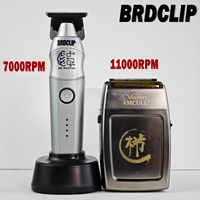 BRD TF-617 Professional Electric Hair Clipper 7000RPM Hair Trimmer Metal Casing with Base 11000RPM Electric Shaver Barber Set