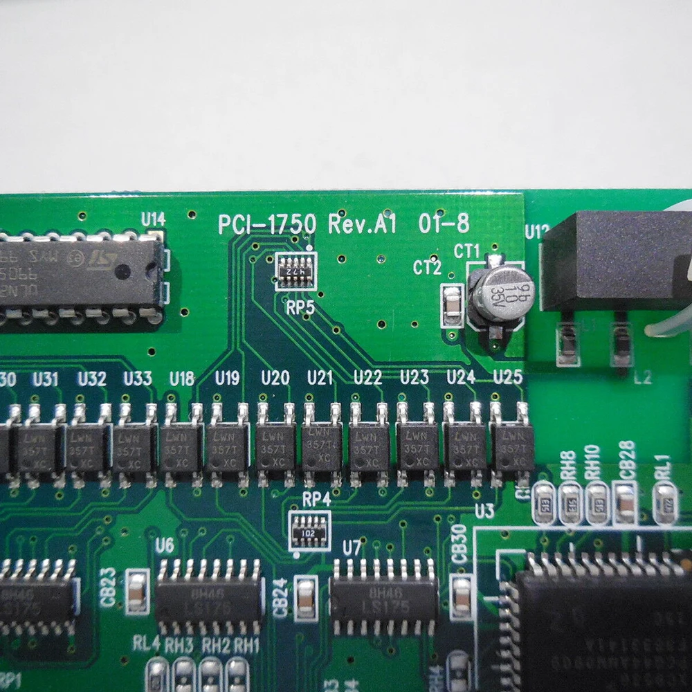 Counter Card 32-Way Isolated Digital Input/Output IO Data Capture Card For Advantech PCI-1750 Rev.A1