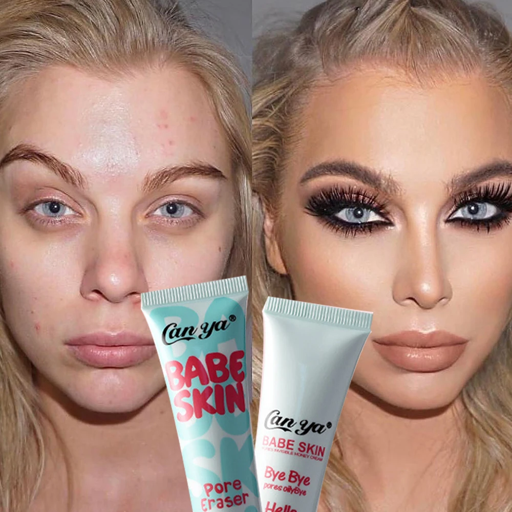 Make-up Basis Gesicht Primer feuchtigkeit spendende aufhellende Primer unsichtbare Poren leicht öl freie Haut Poren abdeckung glatte Korrektor Concealer