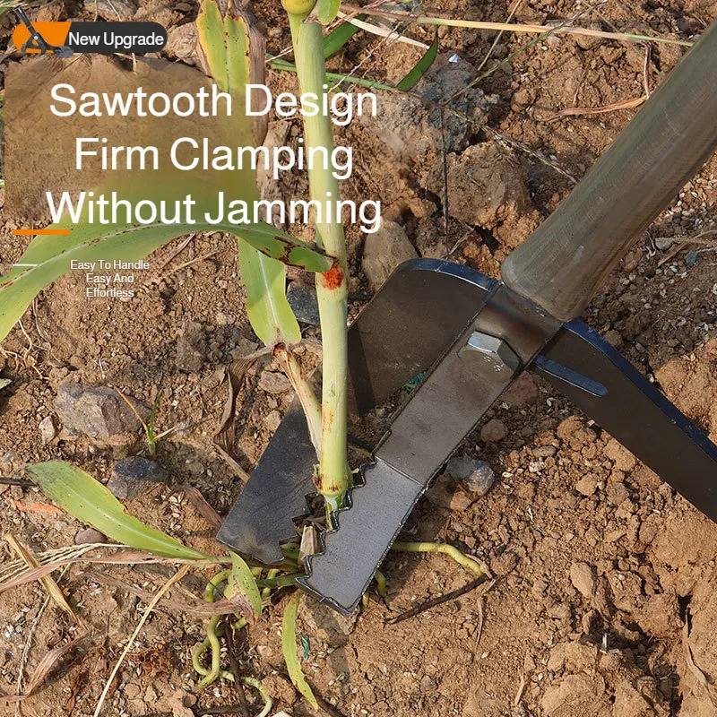 Multifunctional Manual Root Puller Stump & Weed Removal Farm Hand Tool for Corn,Cotton,Eggplant,Chili