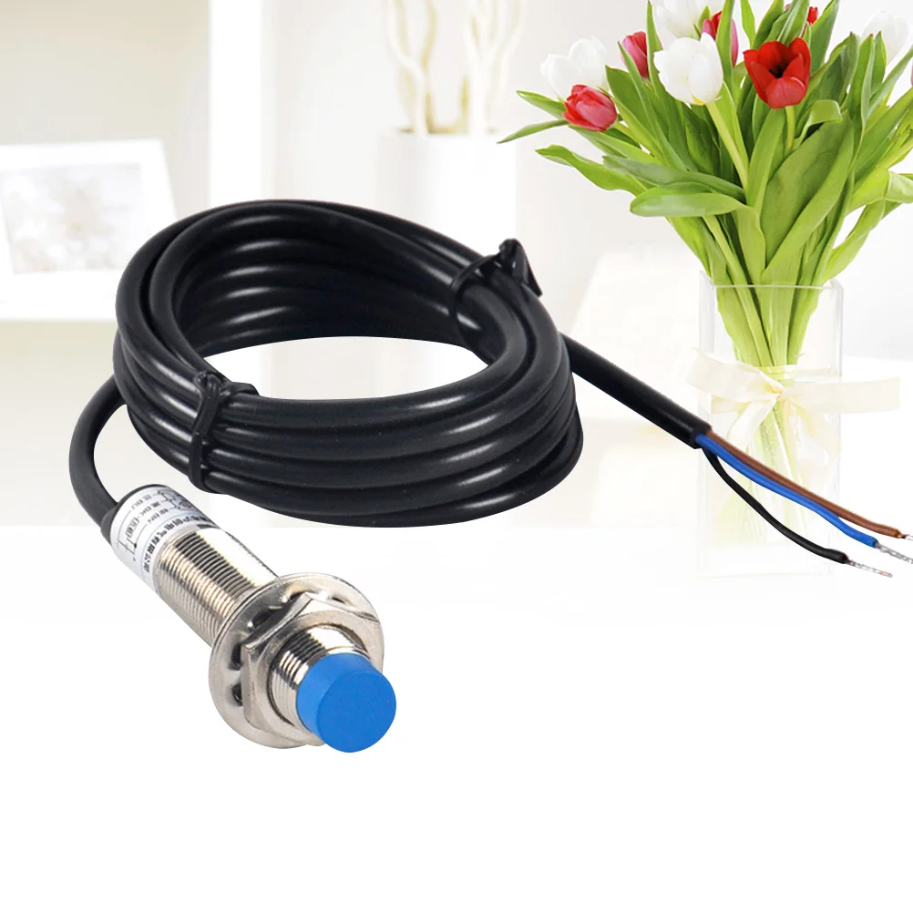 

18Mm Inductive Proximity Cylinder Type Dc 6-36V Pnp Nc 200Ma 8Mm Detection Copper Head Electrical Equipment