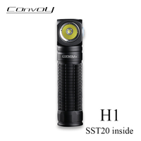 Convoy H1 Flashlight+Headlight with SST20 Led Linterna 18650 Flash Light Mini Torch Headlamp High Power Head Lamp Latarka