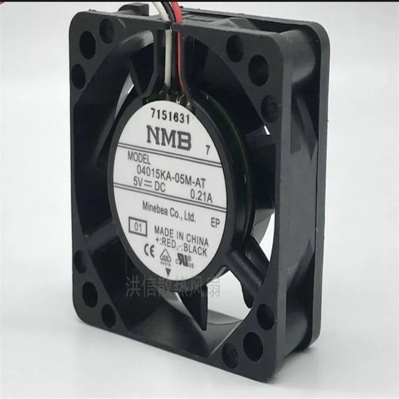 NMB 04015KA-05M-AT 4015 4CM 5V 0.21A ventola di raffreddamento con funzione di allarme a tre linee